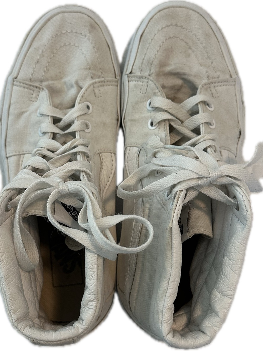 Vans White High-Top Skate Sneakers - Picture 5 of 7